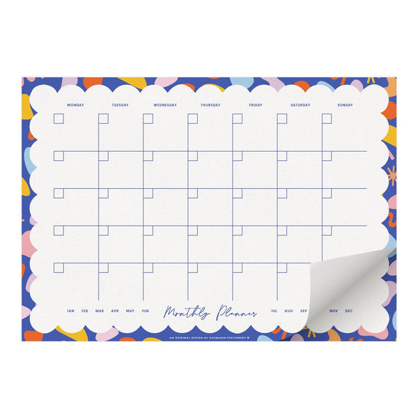 Last Chance - Shapes 'Monthly Plan' A4 Notepad